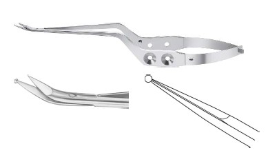 НАГЕЛЬ МІКРО НОЖИЦІ45ГРАД.З ЗОНДОМ 200MM